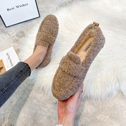 Warme dames pantoffels | Teddy instap sloffen voor de winter