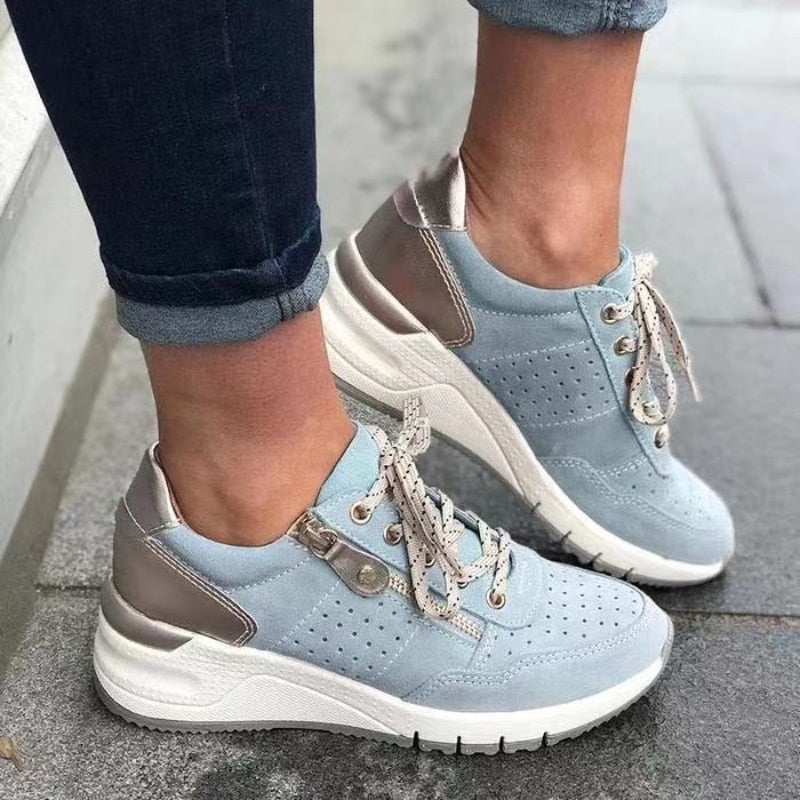Dames sneakers | Stijlvolle sneakers met comfortabele loopzool