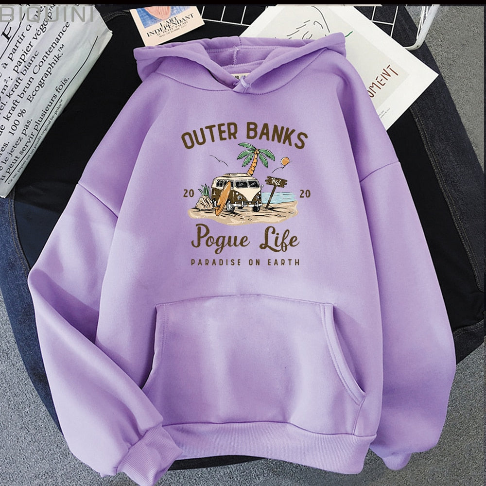 Dames hoodie met print | Comfortabele sweater