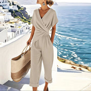 Dames zomerset met wrap top en broek