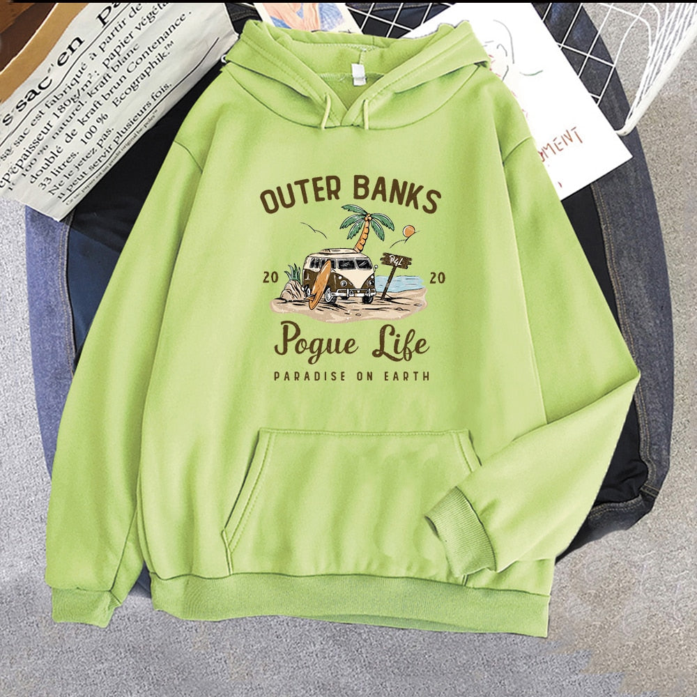 Dames hoodie met print | Comfortabele sweater