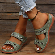 Dames sandalen met verstelbare bandjes - Lente en zomer