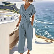 Dames zomerset met wrap top en broek