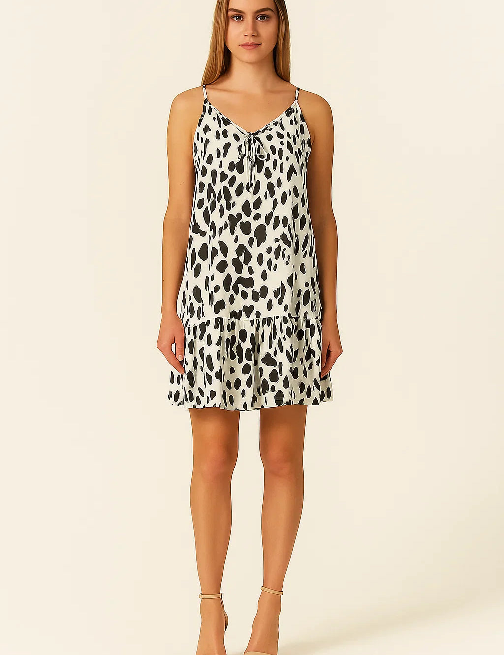 Schouderjurk-V-hals-Volants-Zoom-met-Ademend-Materiaal.webp