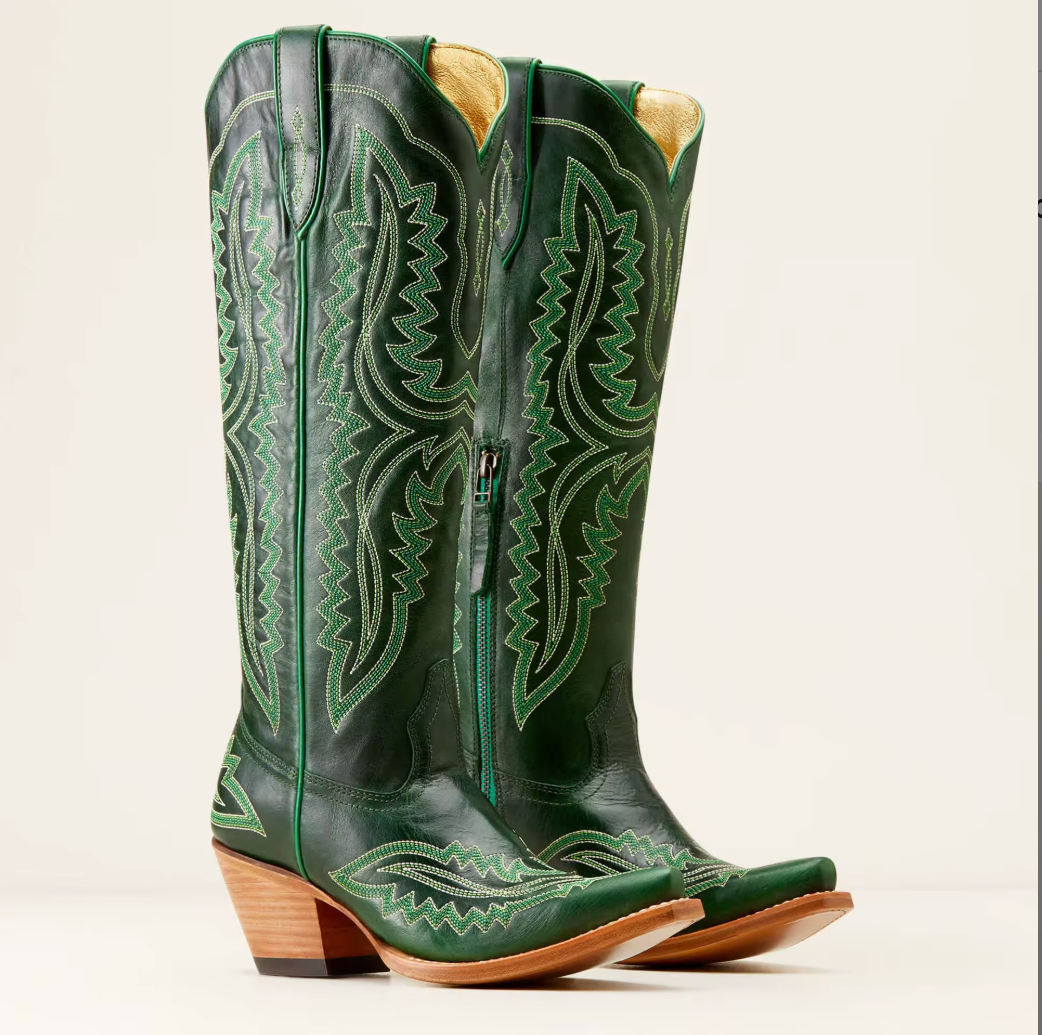 Dames Hoge Cowboy Laarzen met Borduurwerk | Western Boots