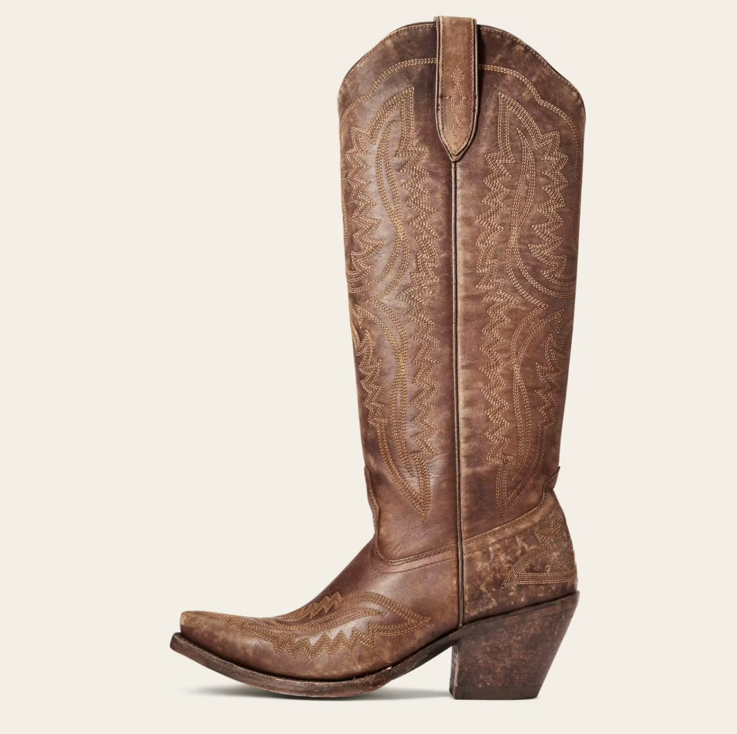 Dames Hoge Cowboy Laarzen met Borduurwerk | Western Boots
