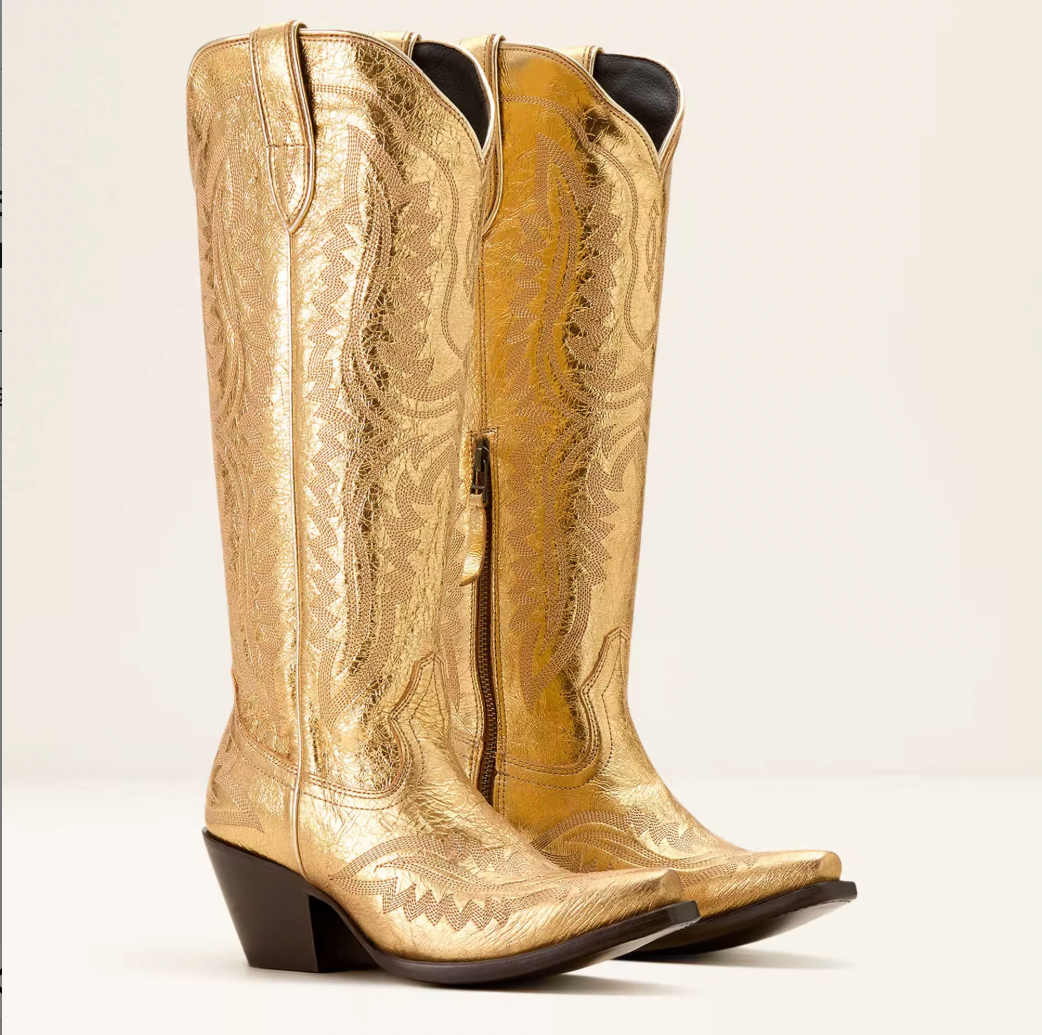 Dames Hoge Cowboy Laarzen met Borduurwerk | Western Boots