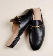 Loafers met Gouden Gesp Detail voor Kantoor - Zakelijke Instappers