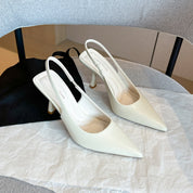 Slingback Pumps Dames | Wit, Zwart, Rood | Puntige Neus & Hak