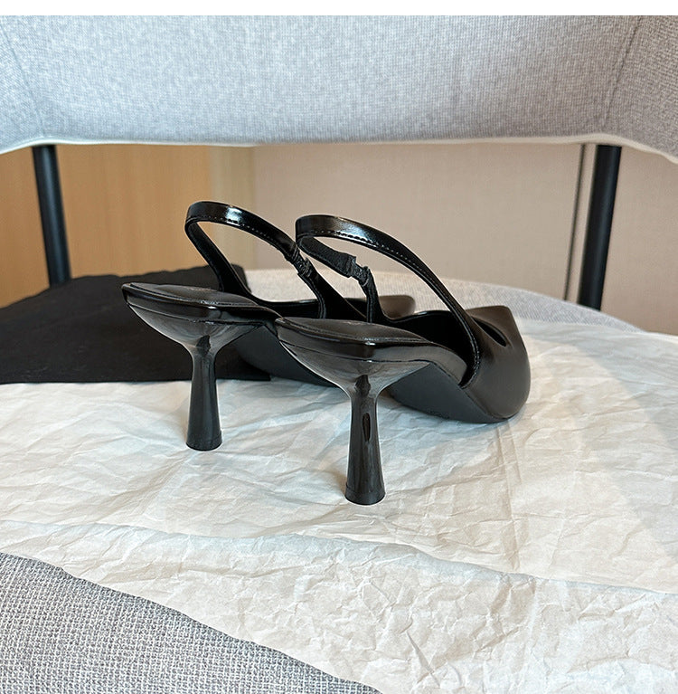 Slingback Pumps Dames | Wit, Zwart, Rood | Puntige Neus & Hak