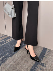 Slingback Pumps Dames | Wit, Zwart, Rood | Puntige Neus & Hak