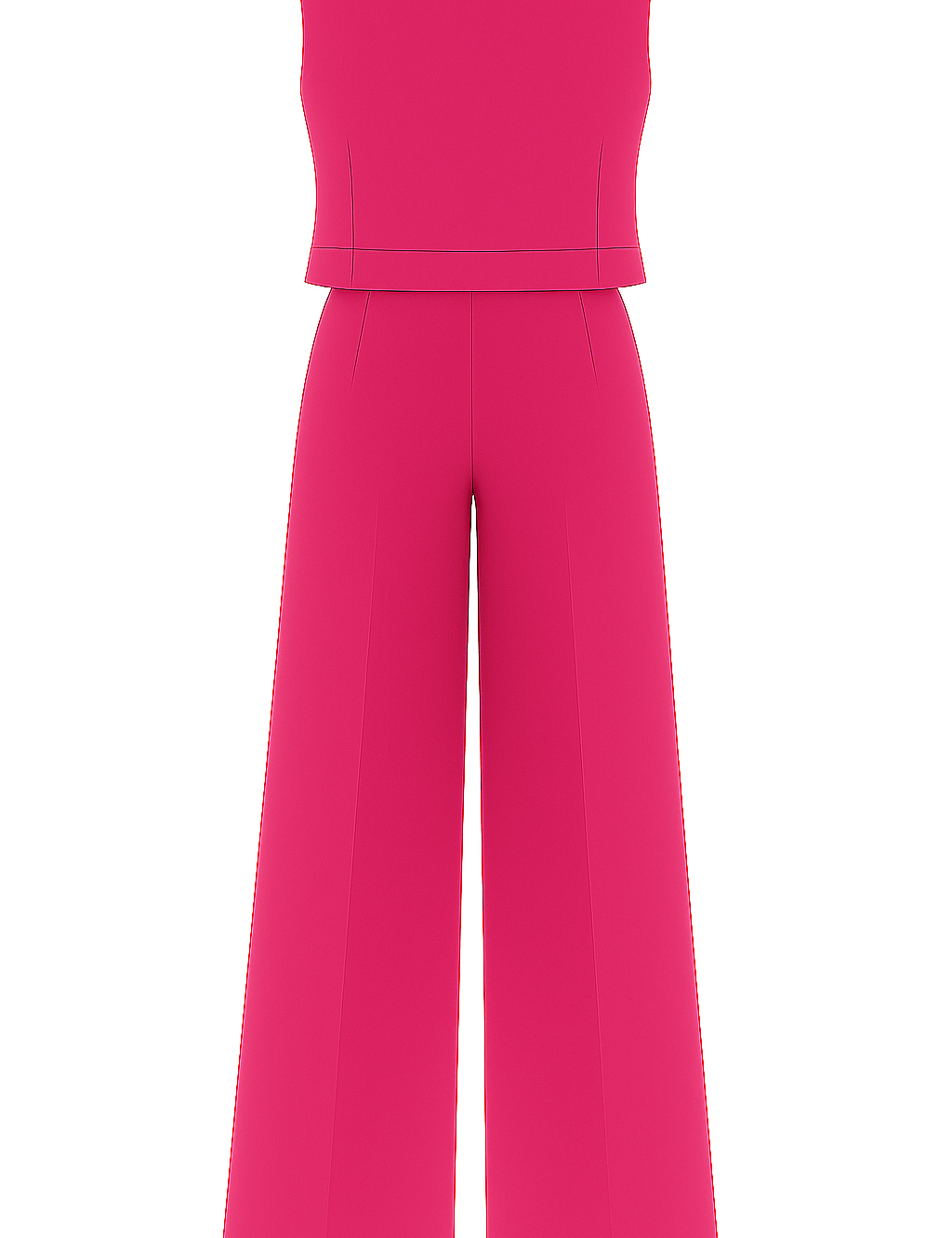 Tweedelige-Set-Mouwloze-V-hals-Top-Wijde-Broek-3.png