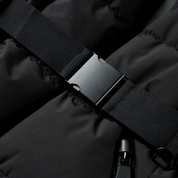 Getailleerde dames pufferjack met ceintuur