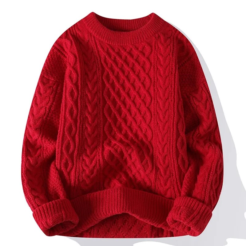 Warme dames gebreide trui | Comfortabele winter sweater met stijlvol patroon