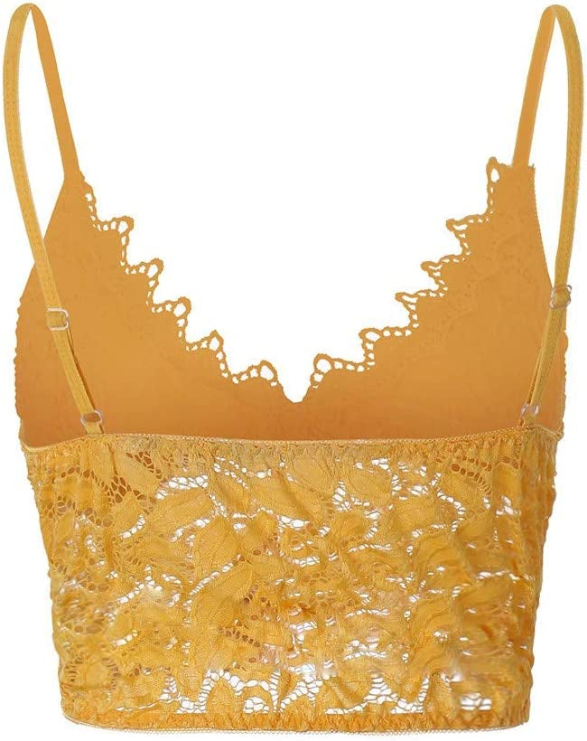 Women's mesh top with spaghetti straps and lace