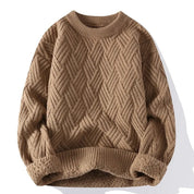 Warme dames gebreide trui | Comfortabele winter sweater met stijlvol patroon