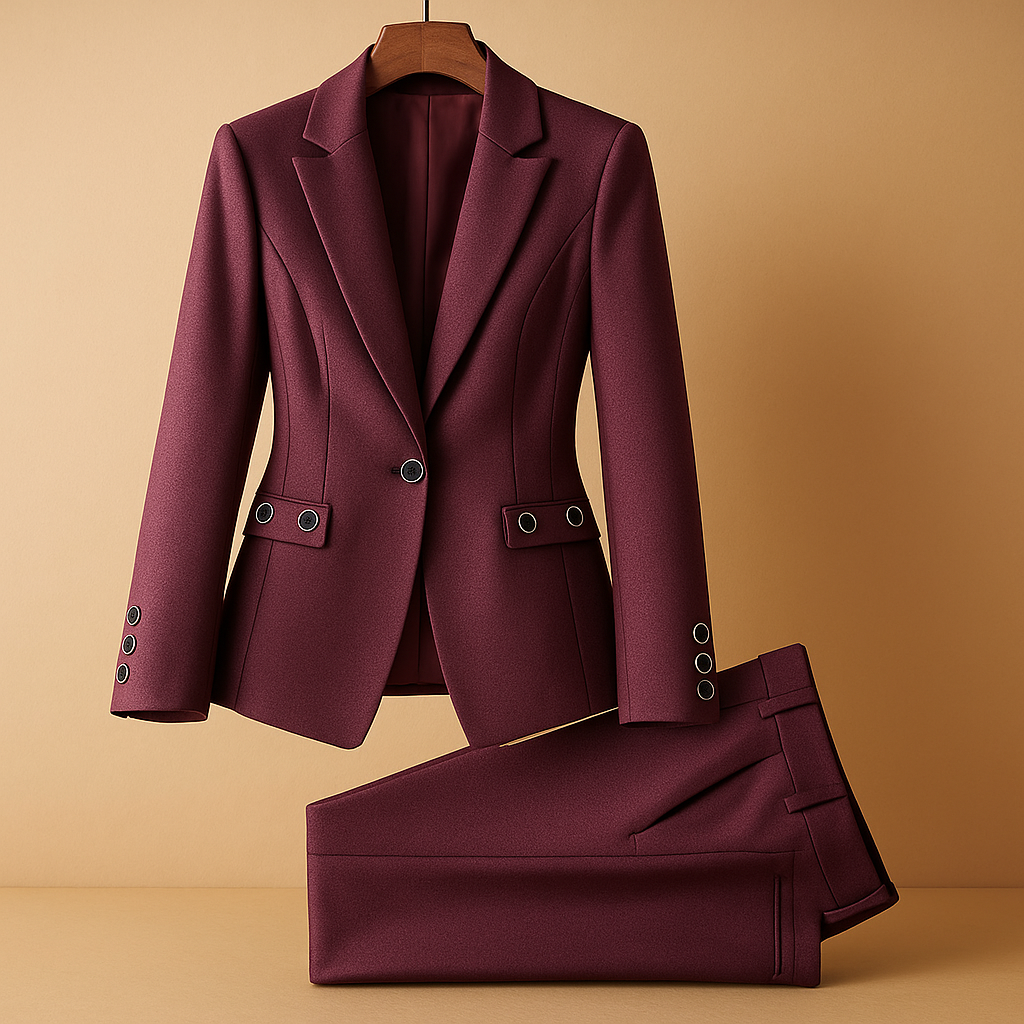 Dames Blazer Pak Set | Twee-Delige Co-ord met Broek