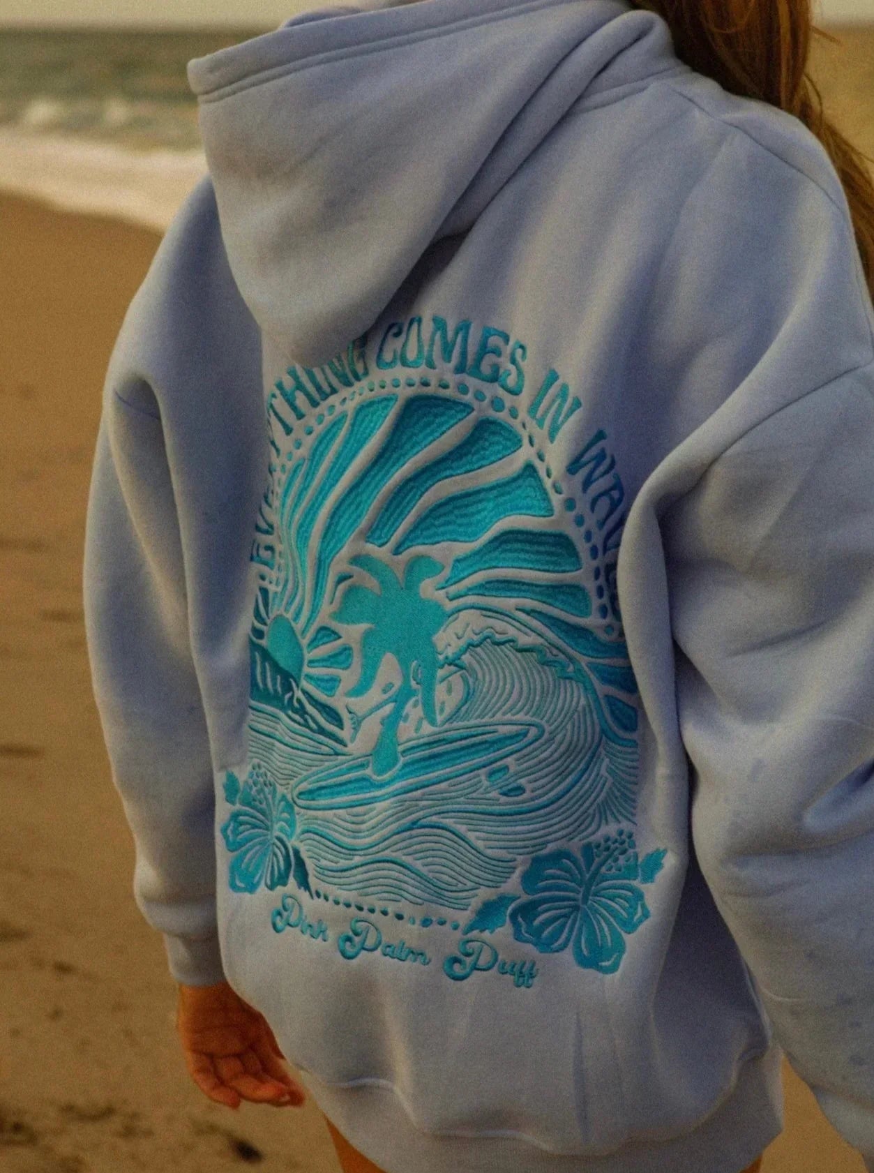 Oversized hoodie dames | Comfortabele hoodie met print op de rug