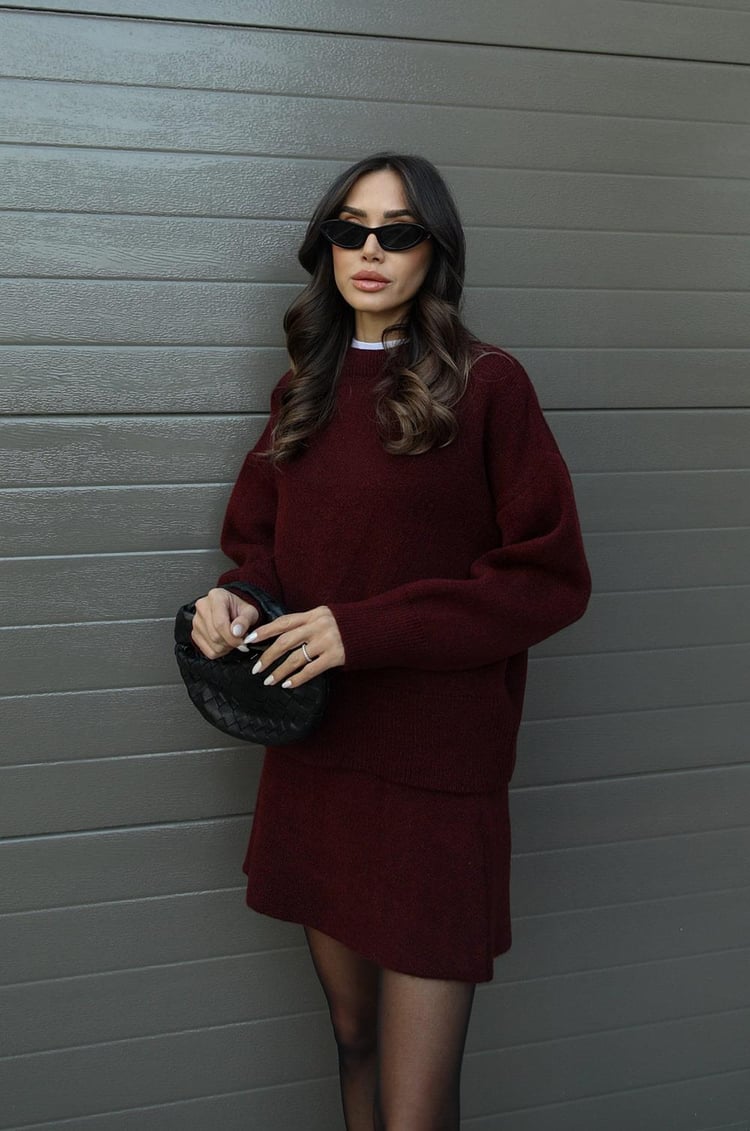 Dames Gebreide Set | Trui en Rok | Superzachte Co-ord  | Winter Set
