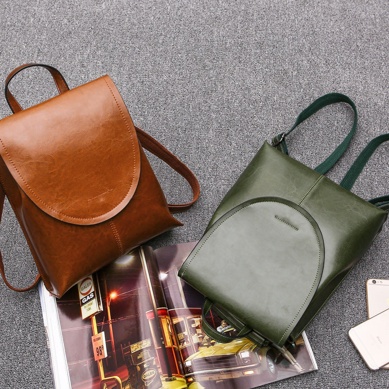 Dames schoudertas leerlook | Elegante en praktische handtas