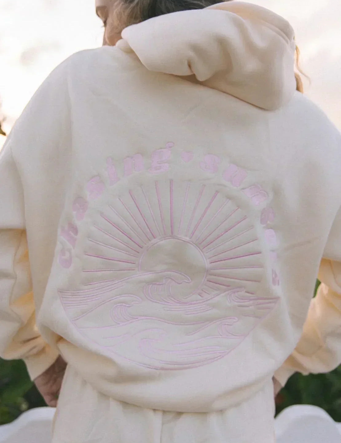 Oversized hoodie dames | Comfortabele hoodie met print op de rug