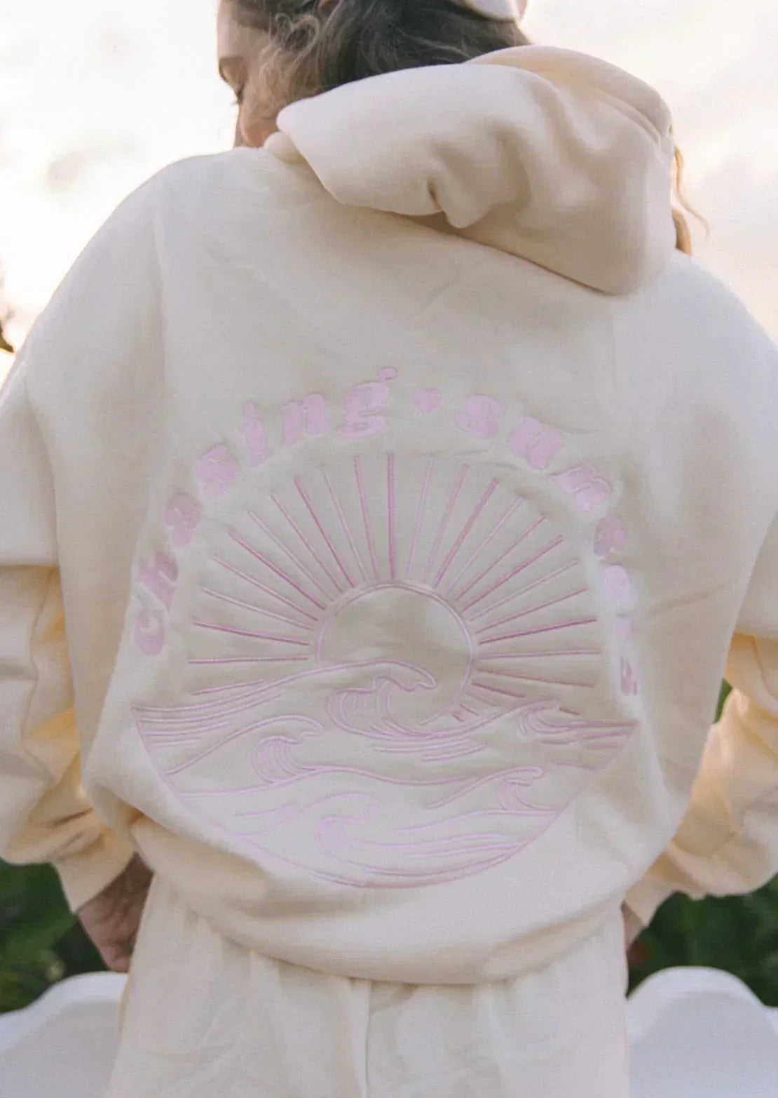 Oversized hoodie dames | Comfortabele hoodie met print op de rug