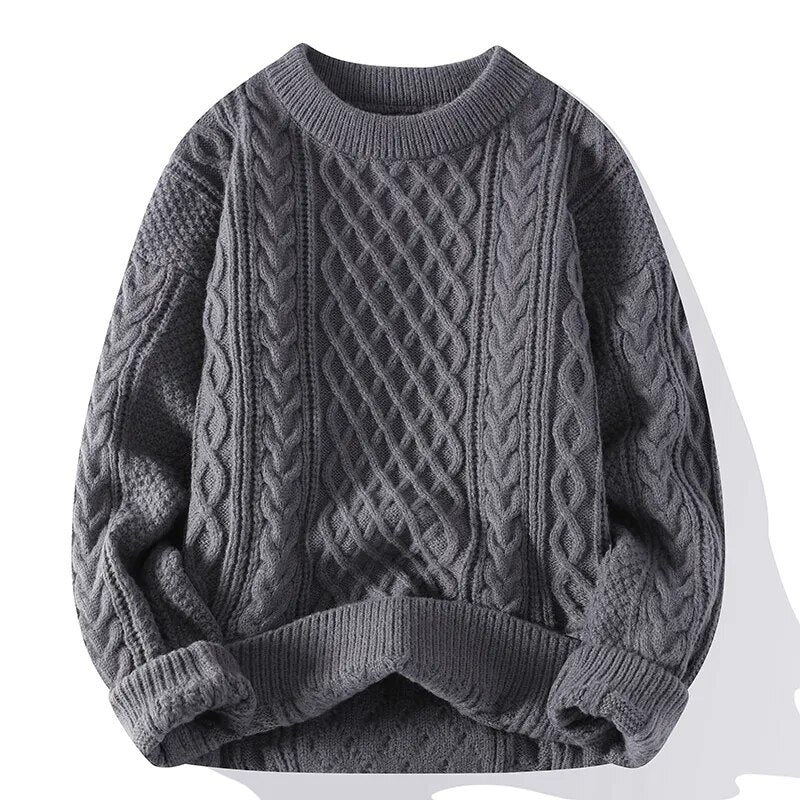 Warme dames gebreide trui | Comfortabele winter sweater met stijlvol patroon