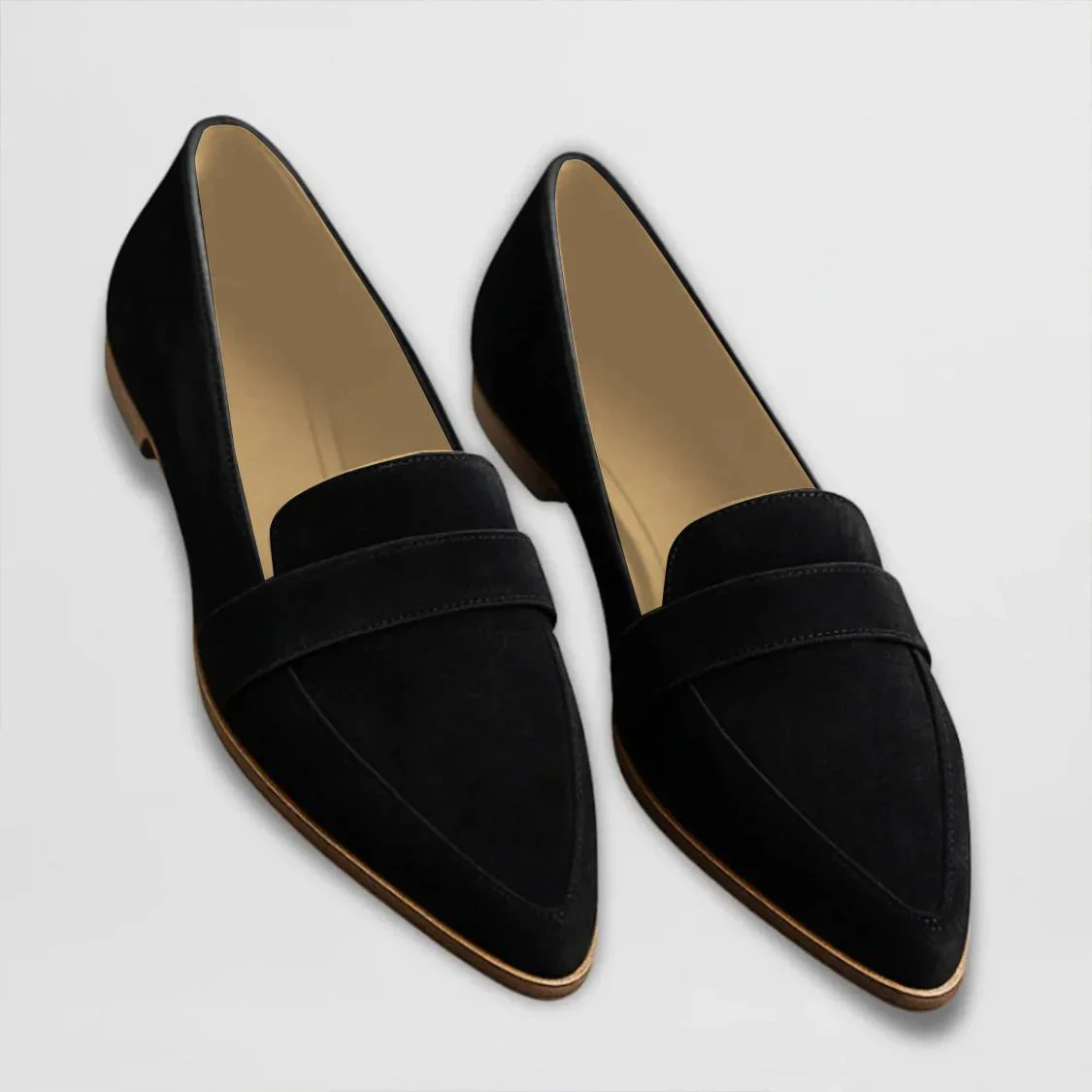 Dames loafers met spitse neus voor lente en zomer