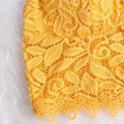 Women's mesh top with spaghetti straps and lace