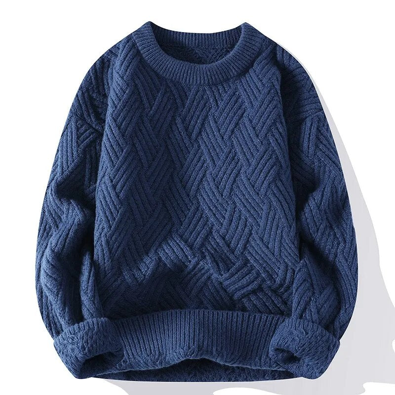 Warme dames gebreide trui | Comfortabele winter sweater met stijlvol patroon