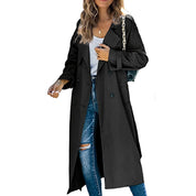 Lange dames trenchcoat