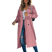 Lange dames trenchcoat