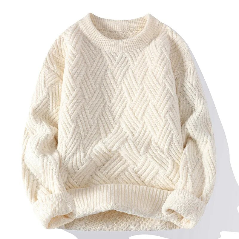 Warme dames gebreide trui | Comfortabele winter sweater met stijlvol patroon