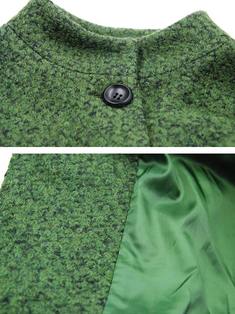 Dames winter mantel | Grof gebreide teddy jas