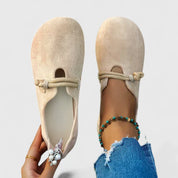 Dames instappers zomer en lente - Zachte zool en strik detail