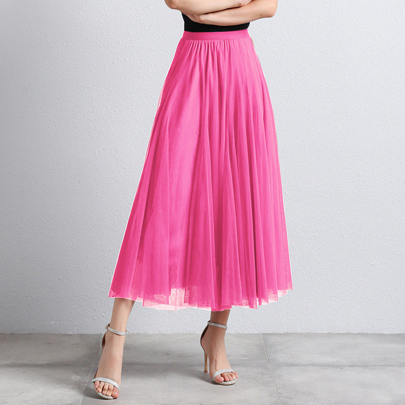 Midi Tule Rok Dames met Gelaagde Stof | Feestelijke Tutu Rok
