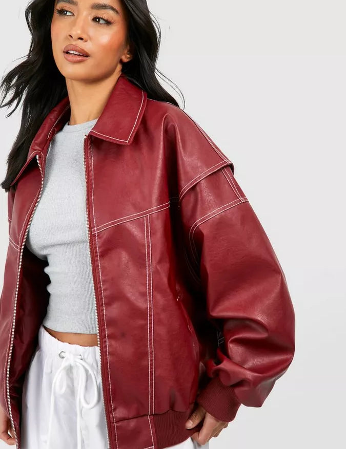 female-red-petite-pu-contrast-stitch-oversized-bomber-jacket_1_16e1500c-5f1c-4ab7-9a90-619b18687d6e.webp