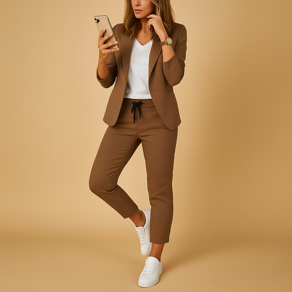 Dames blazer-pantalon set | Colbert met pantalon
