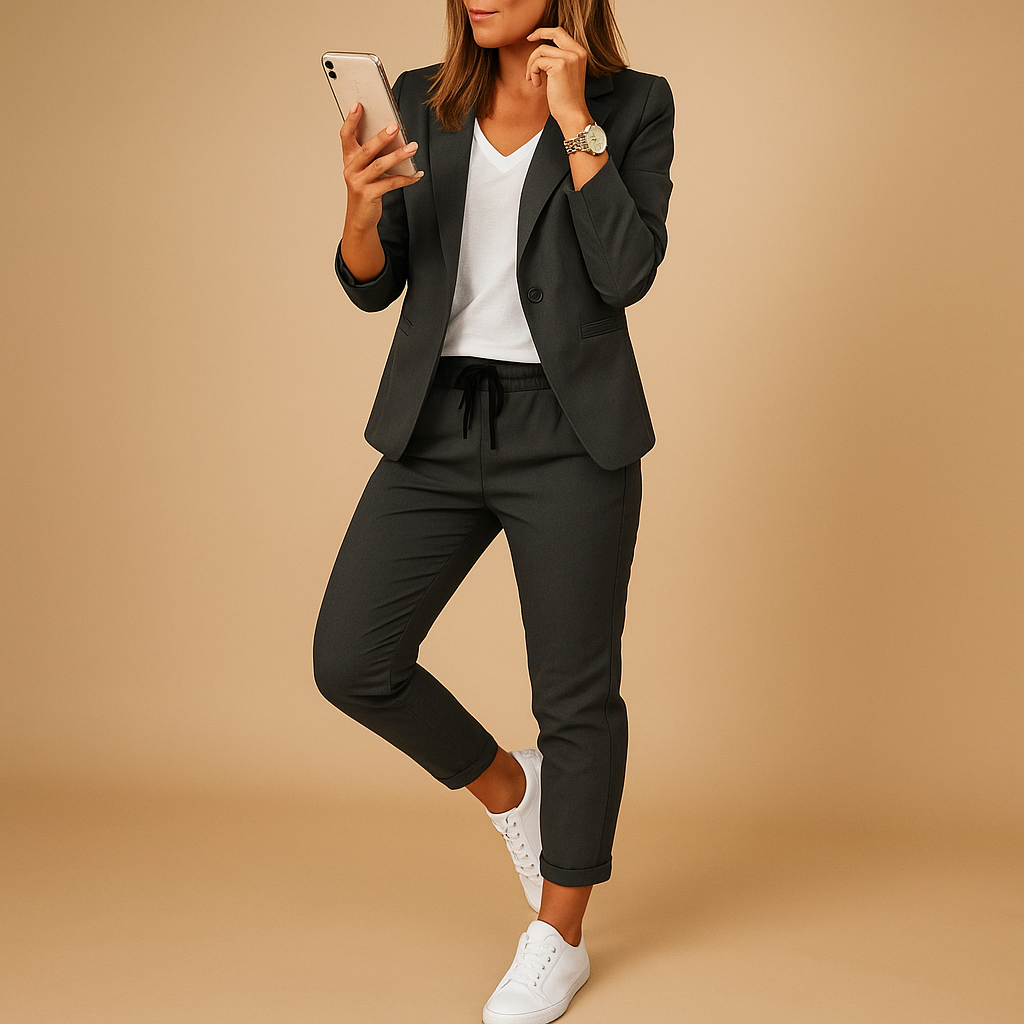 Dames blazer-pantalon set | Colbert met pantalon