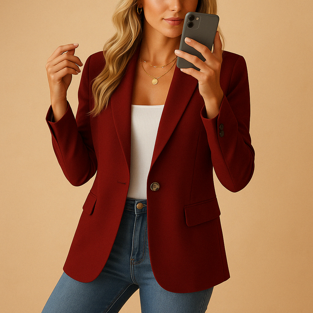 Dames blazer | Colbert met lange mouwen