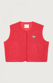 Dames mouwloze vest met knopen voor in de lente