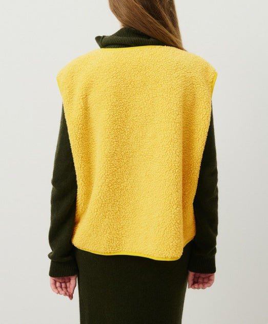Dames mouwloze vest met knopen voor in de lente