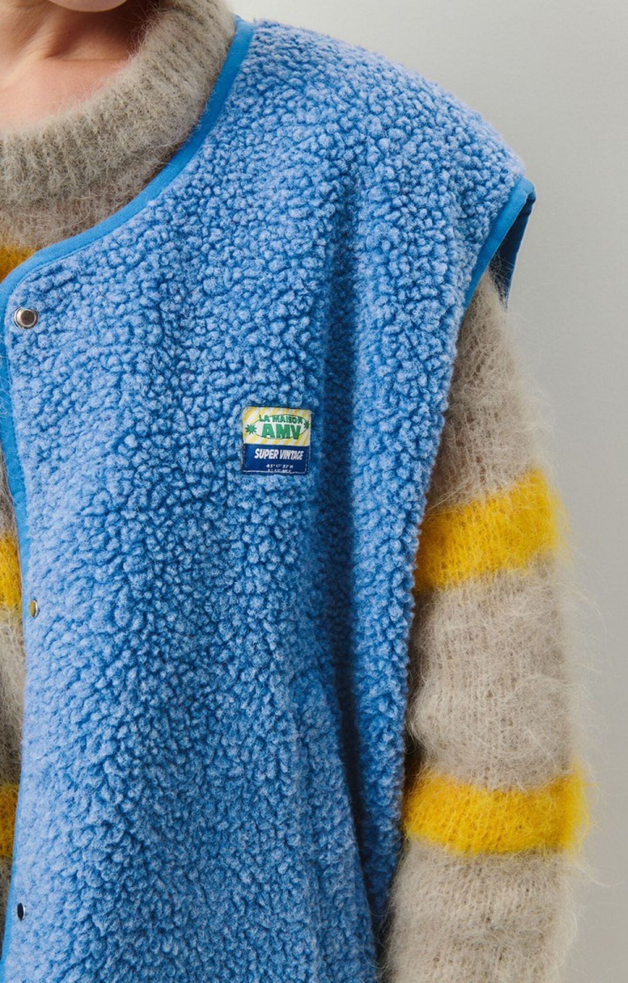 Dames mouwloze vest met knopen voor in de lente