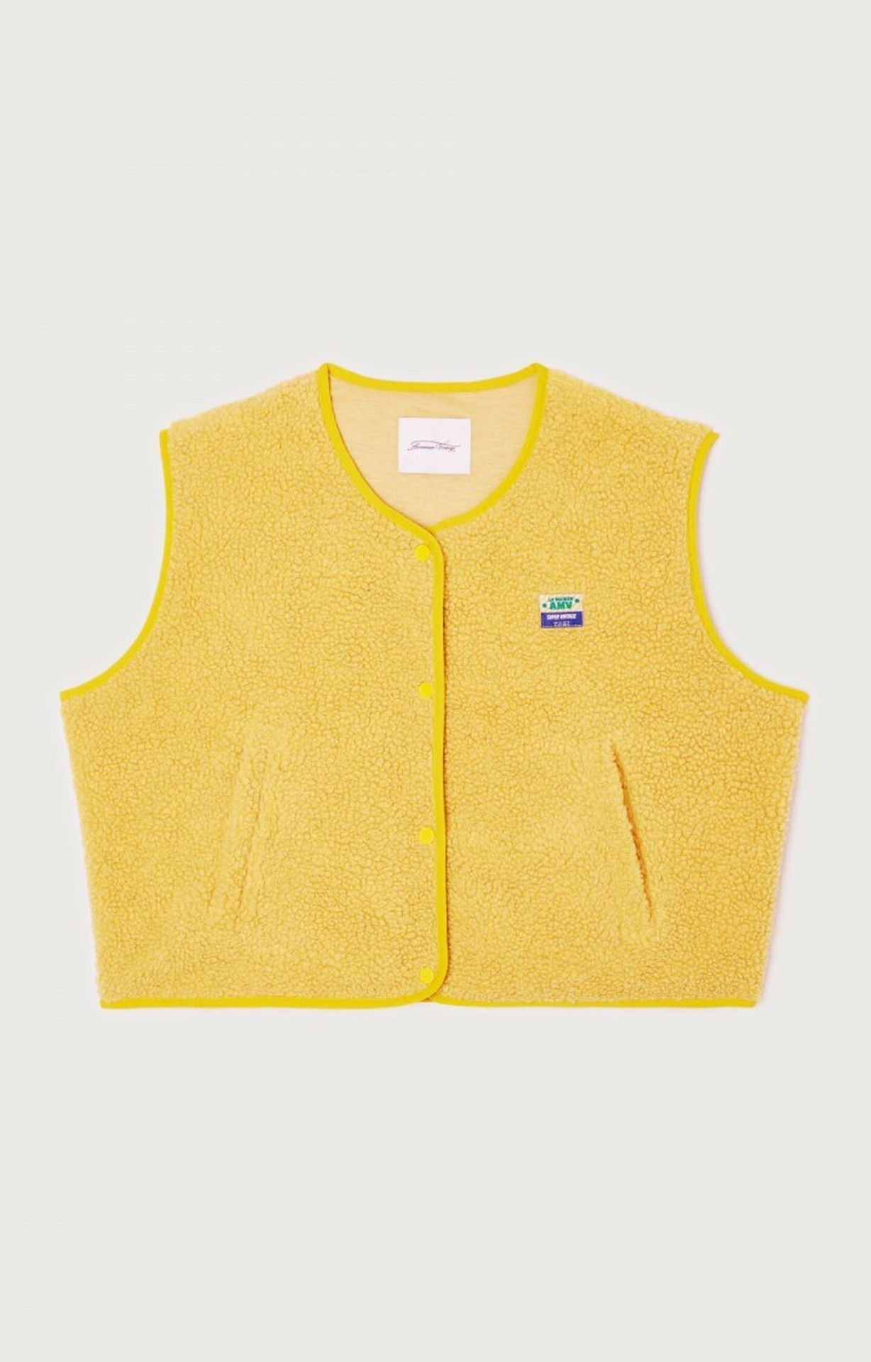 Dames mouwloze vest met knopen voor in de lente