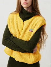 Dames mouwloze vest met knopen voor in de lente