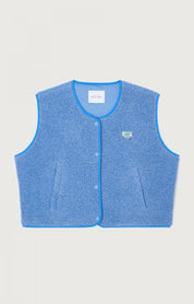 Dames mouwloze vest met knopen voor in de lente