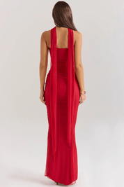 Strapless Corset Minirok met Netstof