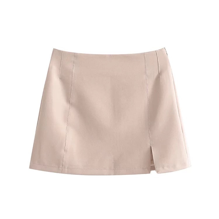 Dames blazer set met cropped blazer en mini rok