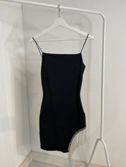 Dames zomerjurk asymmetrisch met ketting split