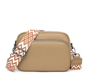 Dames Schoudertas | Medium crossbody tas met brede band